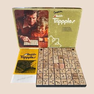 Vintage 1970’s Aladdin Games TRIPPPLES Great Game of Strategy
